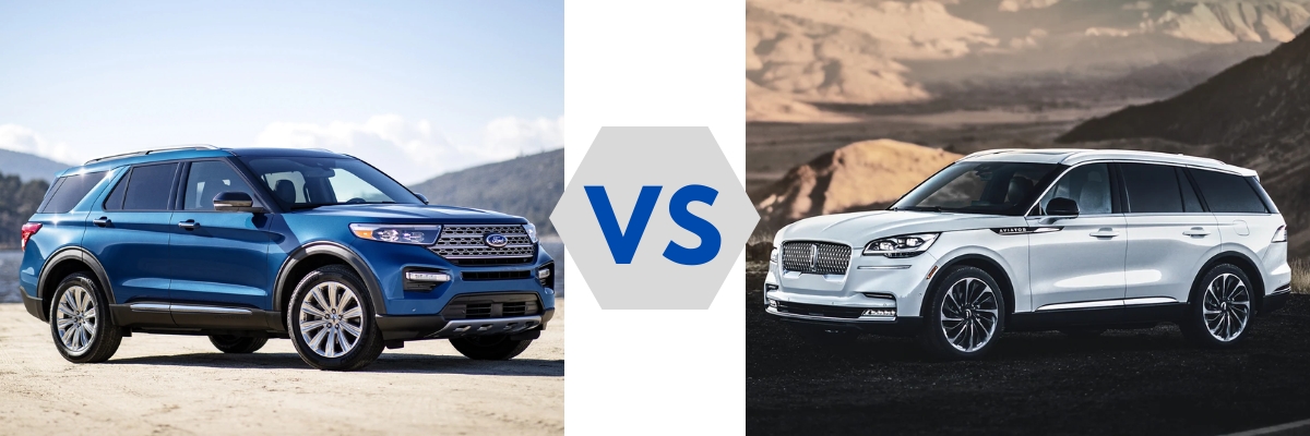 2023 Ford Explorer vs Lincoln Aviator