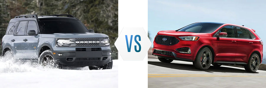 2022 Ford Bronco Sport vs Edge