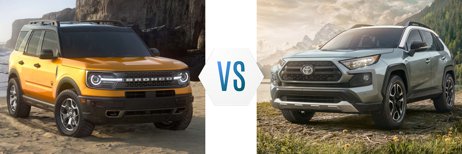 2021 Ford Bronco Sport vs Toyota RAV4