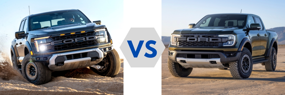 2024 Ford Ranger Raptor vs 2024 Ford F-150 Raptor