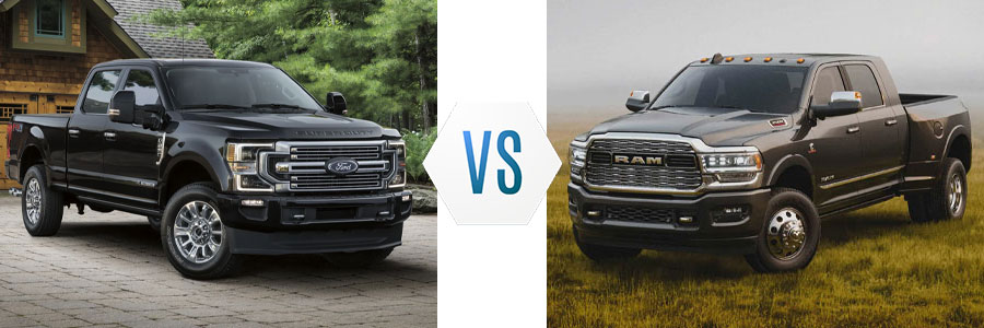 2022 Ford Super Duty vs Ram 3500