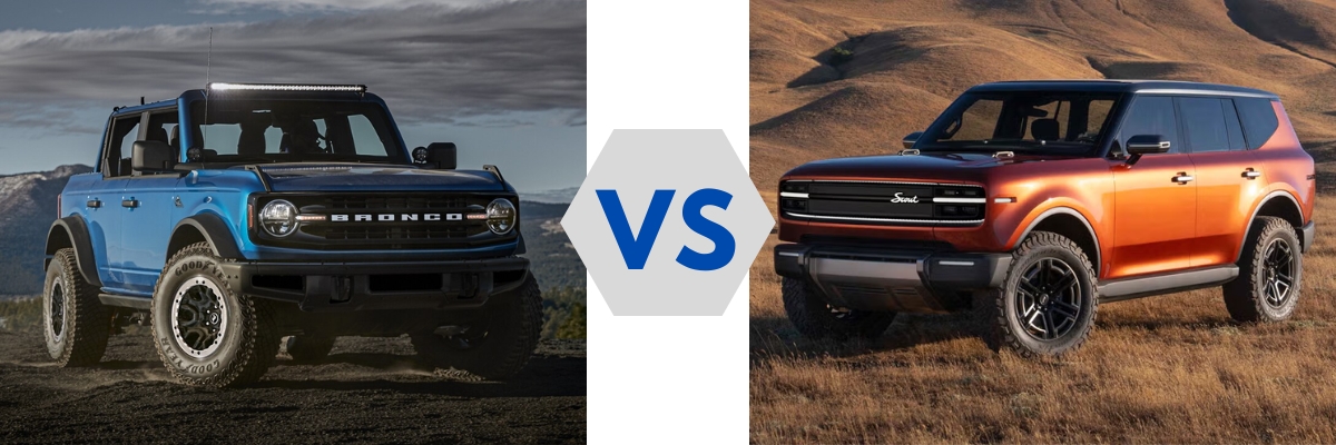 2025 Ford Bronco vs Volkswagen Scout EV Traveler