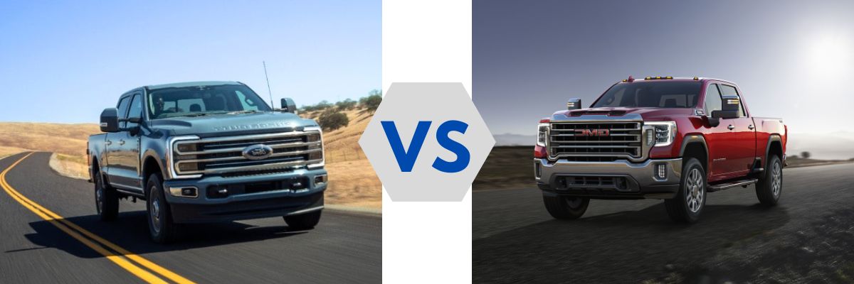 2023 Ford Super Duty vs GMC Sierra HD