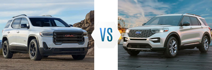 2021 GMC Acadia vs Ford Explorer