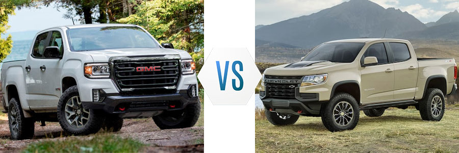 2021 GMC Canyon vs Chevy Colorado