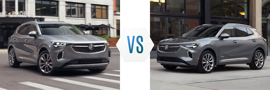 2021 Buick Envision vs Envision Avenir