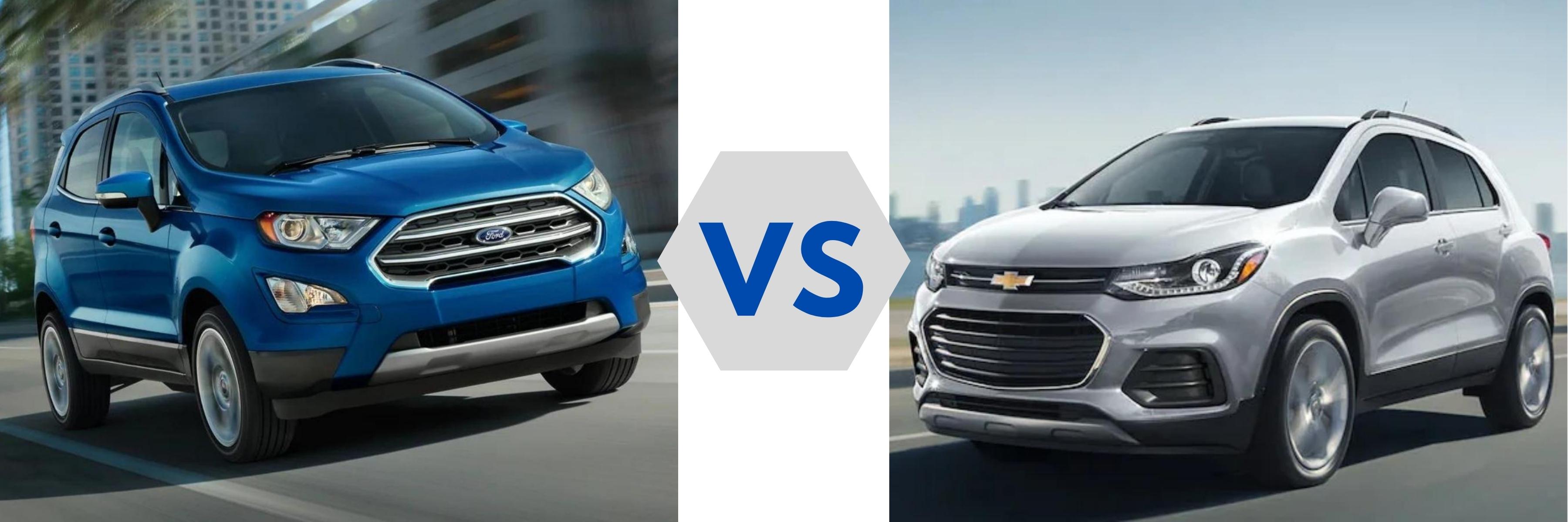 2022 Ford EcoSport vs 2022 Chevy Trax