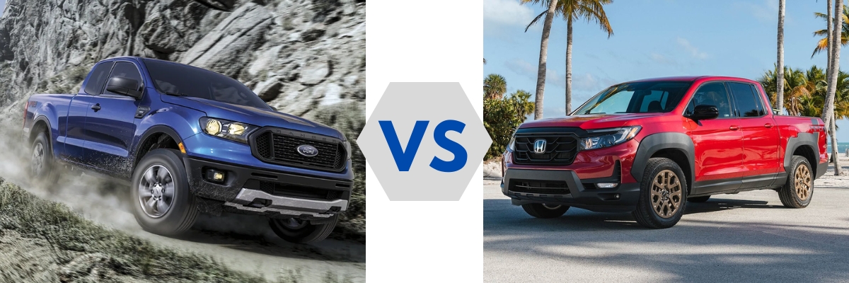 2023 Ford Ranger vs Honda Ridgeline