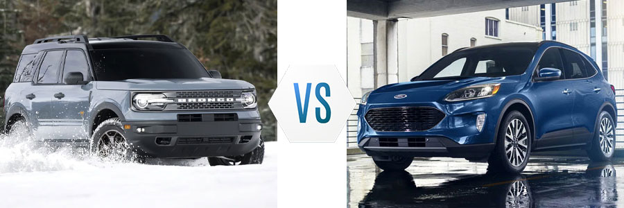 2022 Ford Bronco Sport vs Escape