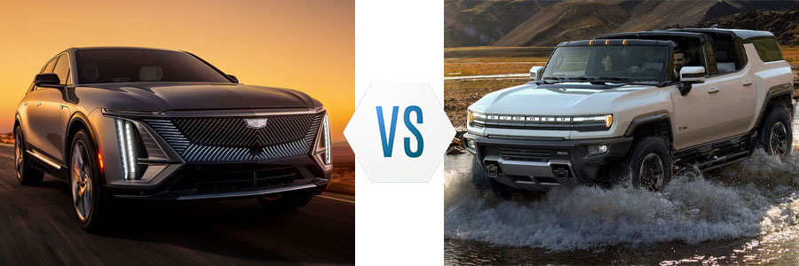 2023 Cadillac Lyriq vs GMC Hummer EV