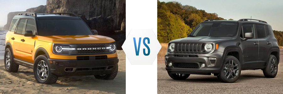 2021 Ford Bronco Sport vs Jeep Renegade