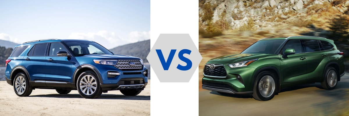 2023 Ford Explorer vs Toyota Highlander