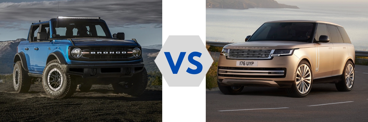 2022 Ford Bronco vs Land Rover