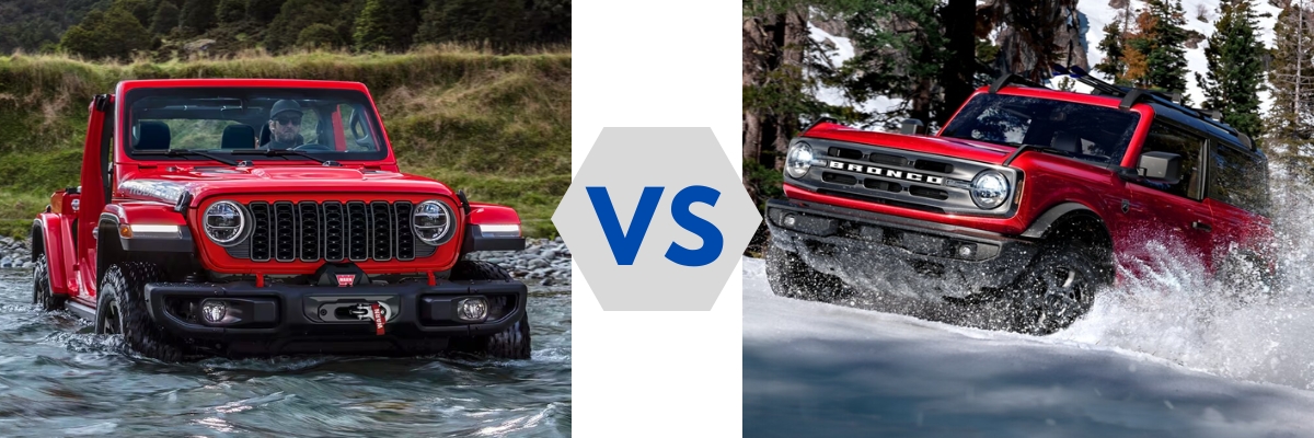 2024 Ford Bronco vs 2024 Jeep Wrangler