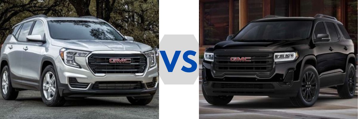 2022 GMC Acadia vs GMC Terrain