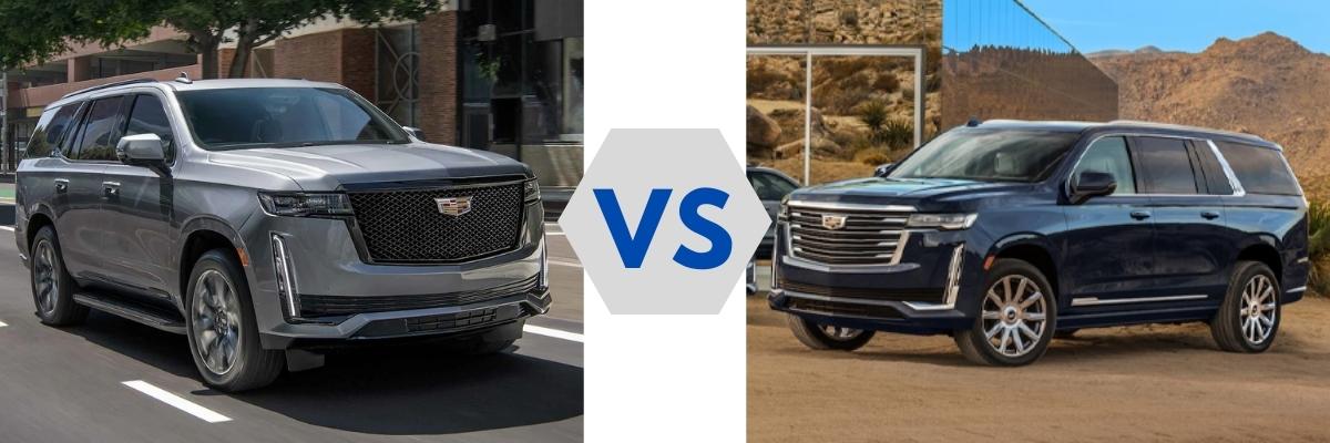 2022 Cadillac Escalade vs 2021