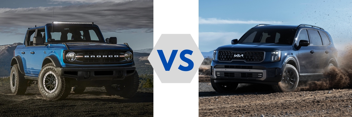 2022 Ford Bronco vs Kia Telluride