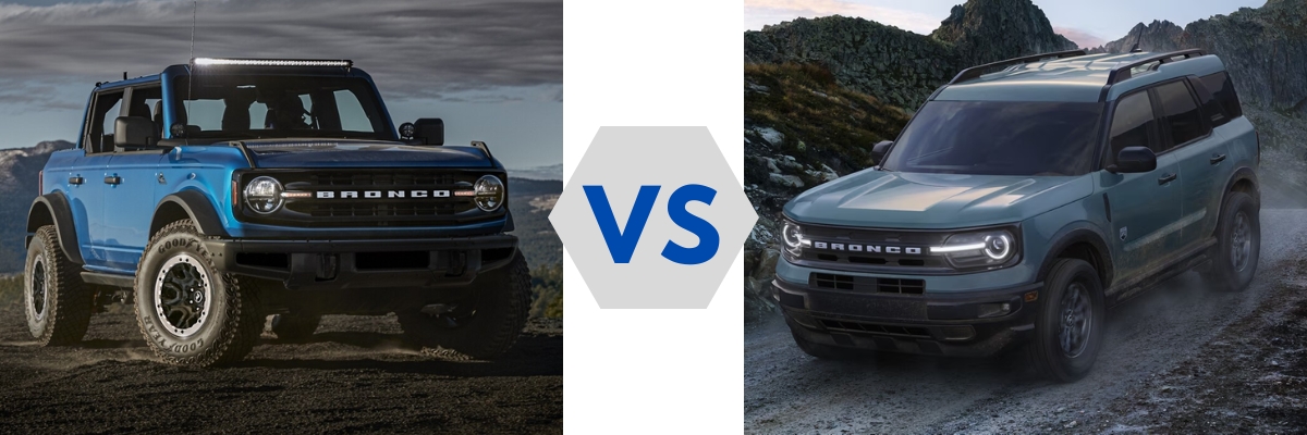 2024 Ford Bronco vs. 2024 Ford Bronco Sport