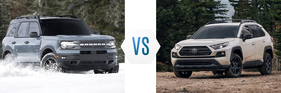 2022 Ford Bronco Sport vs Toyota RAV4