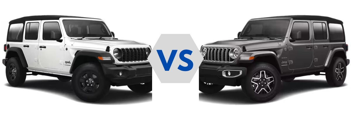 2024 Jeep Wrangler Sport vs 2024 Jeep Wrangler Sahara