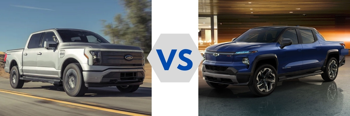 2022 Ford F-150 Lightning vs Chevy Silverado EV