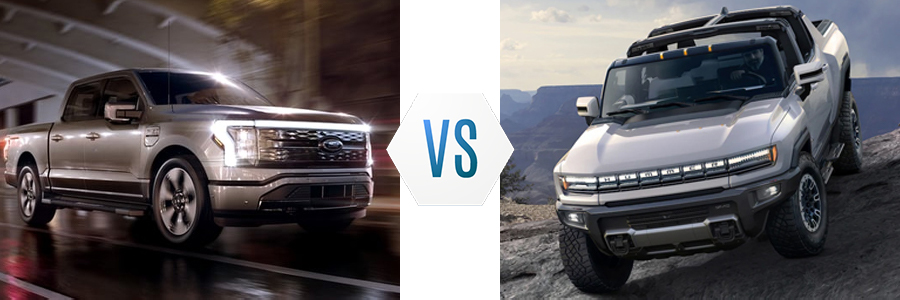 2022 Ford F-150 Lightning vs Hummer EV Pickup