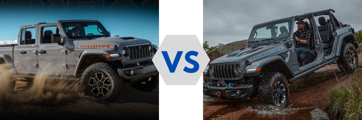 2024 Jeep Gladiator vs 2024 Jeep Wrangler