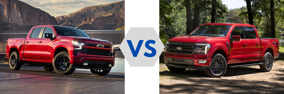 2024 Chevy Silverado vs 2024 Ford F-150