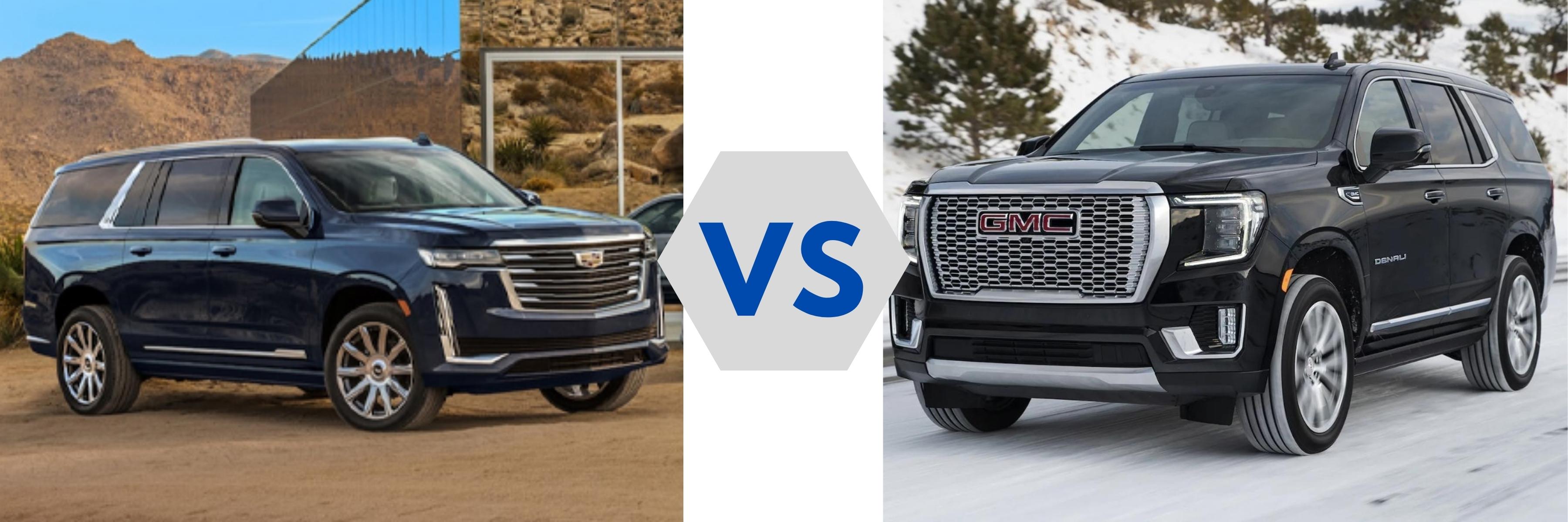 2021 Cadillac Escalade ESV vs GMC Yukon XL