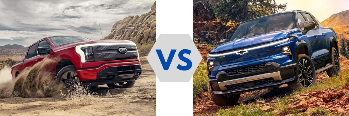 2022 Ford F-150 Lightning vs Chevy Silverado EV