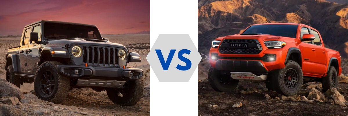 2023 Jeep Gladiator vs Toyota Tacoma