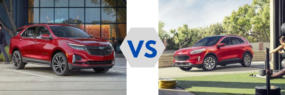 2022 Chevy Equinox vs Ford Escape