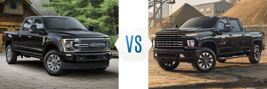 2022 Ford Super Duty vs Chevy Silverado HD