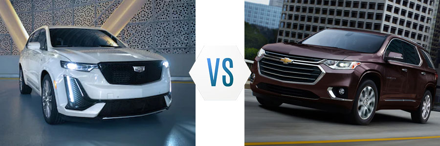 2021 Cadillac XT6 vs Chevy Traverse