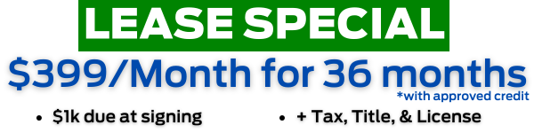 *See Dealer for all Specials*