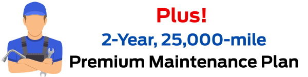Plus! 2-Year, 25,000-mile Premium Maintenance Plan with Jarrett Scott Ford. See Dealer for all details*