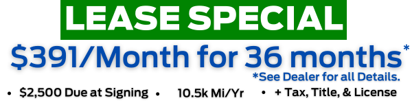 See Dealer for all details.