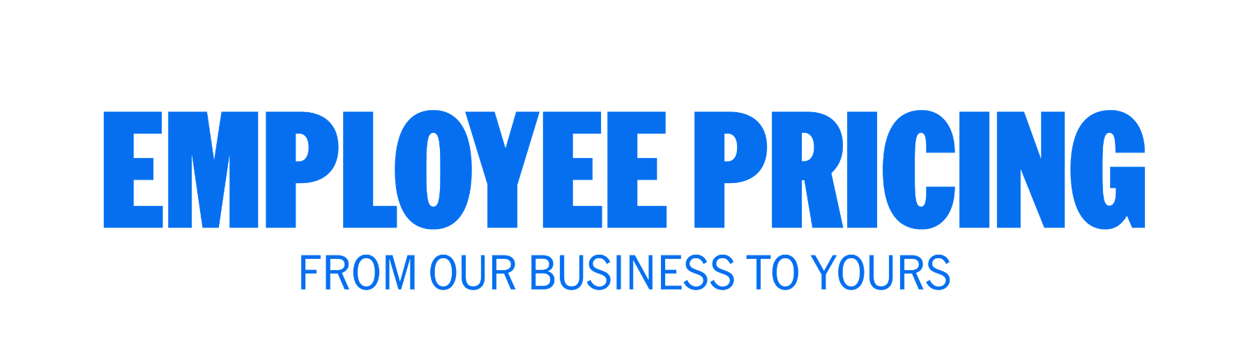 Employee Pricing 