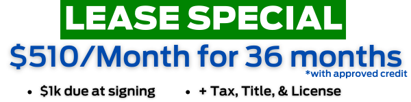 *See Dealer for all Specials*