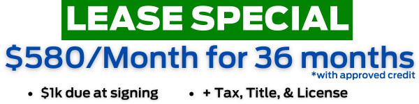 *See Dealer for all Specials*