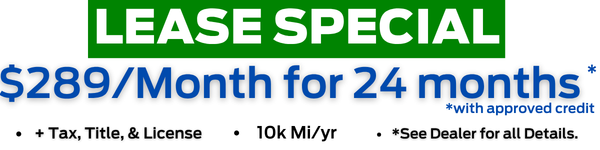 See Dealer for details. 