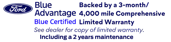 Ford Blue Advantage Certified Vehicle