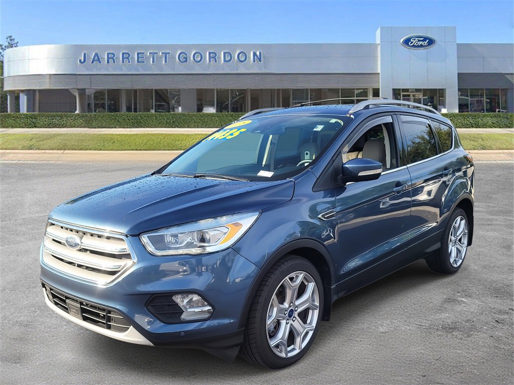 Used 2018 Ford Escape Titanium with VIN 1FMCU0J93JUA69365 for sale in Winter Haven, FL