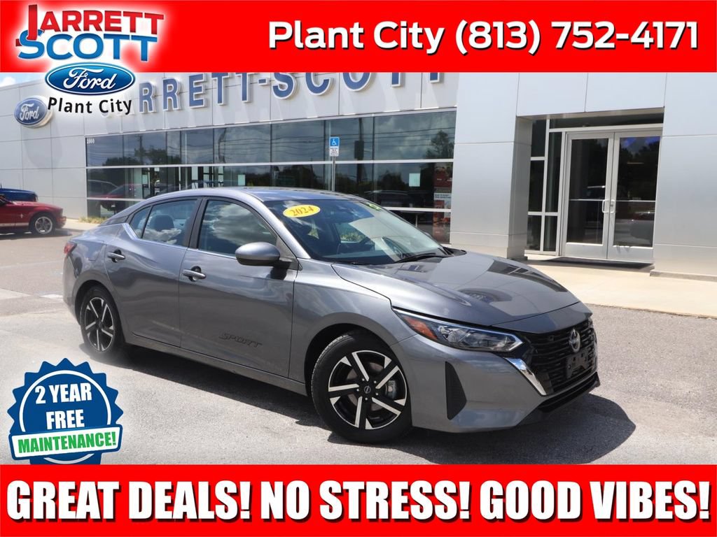 Used 2024 Nissan Sentra SV with VIN 3N1AB8CV4RY202088 for sale in Plant City, FL