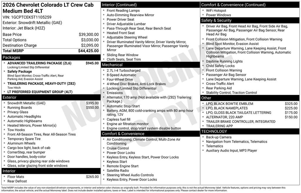 2026 Chevrolet Colorado LT - Photo 11