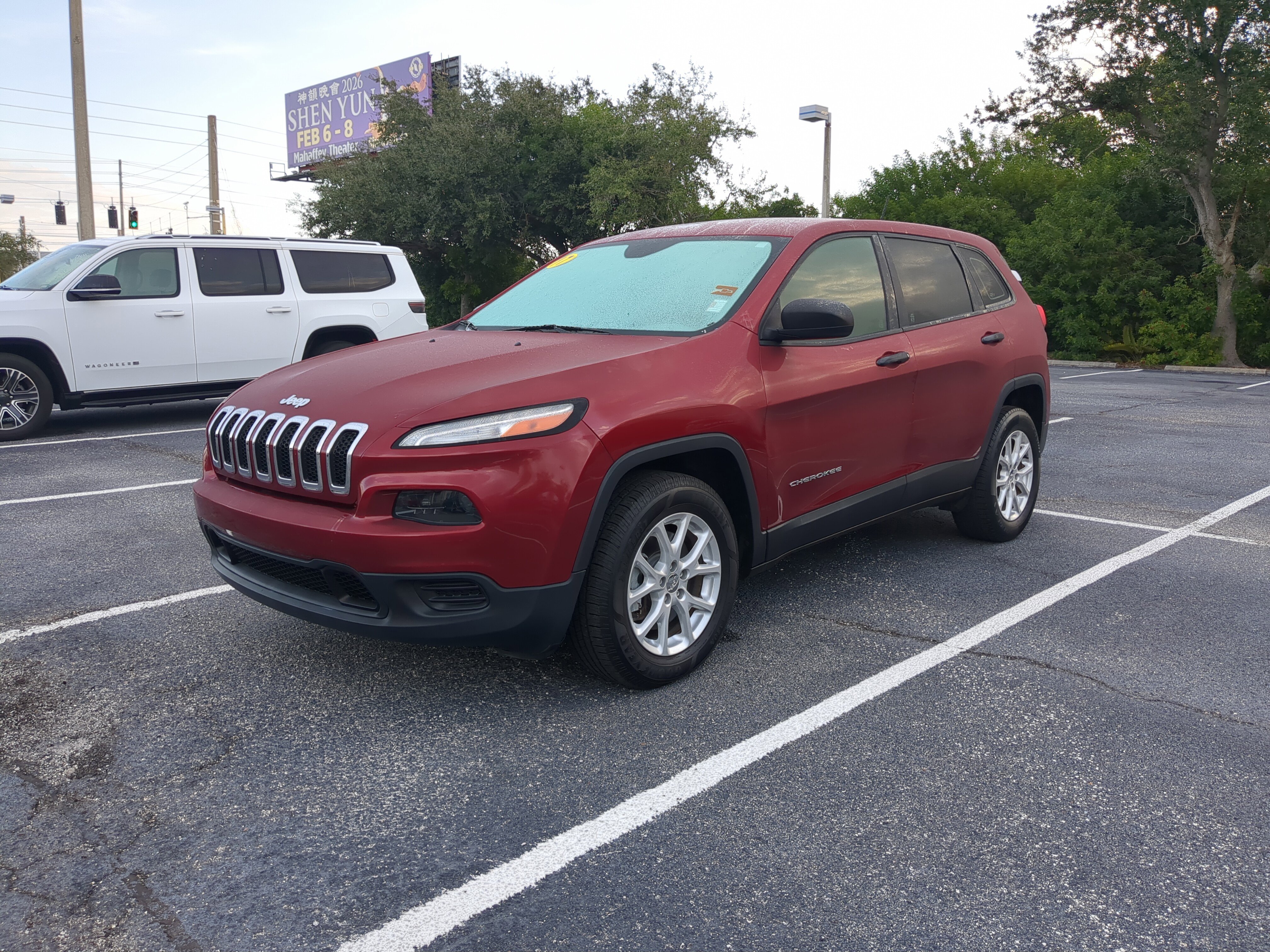 Used 2017 Jeep Cherokee Sport with VIN 1C4PJMAS4HD234651 for sale in Seminole, FL