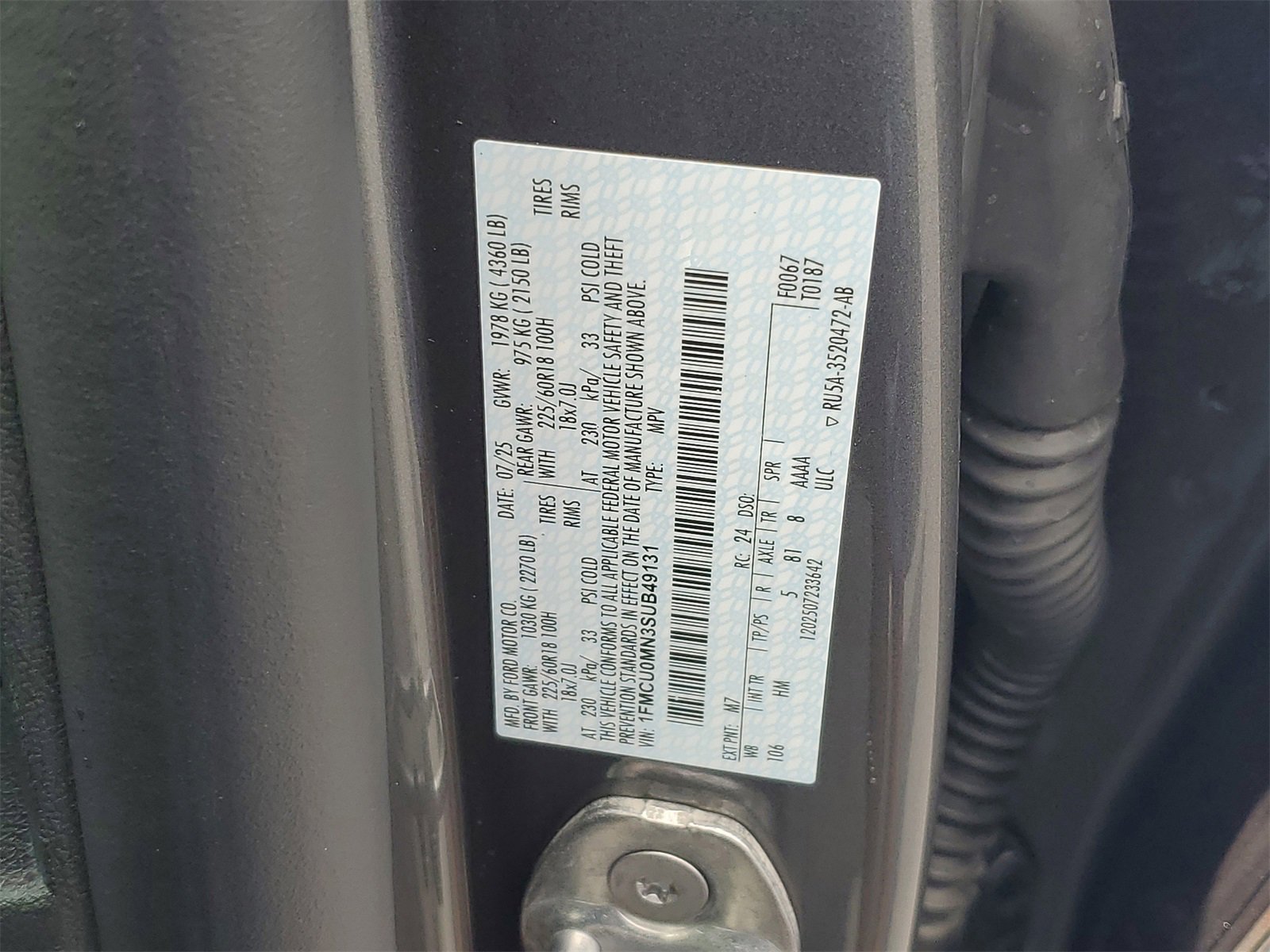 2025 Ford Escape ST-Line photo 27