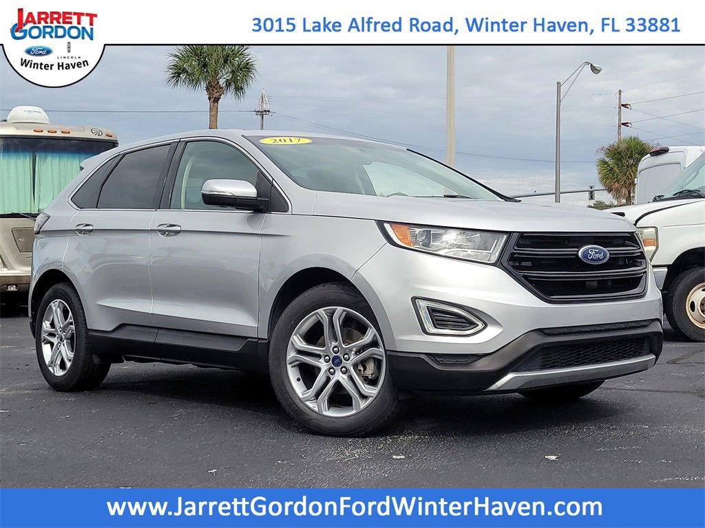 Used 2017 Ford Edge Titanium with VIN 2FMPK3K94HBB90574 for sale in Winter Haven, FL
