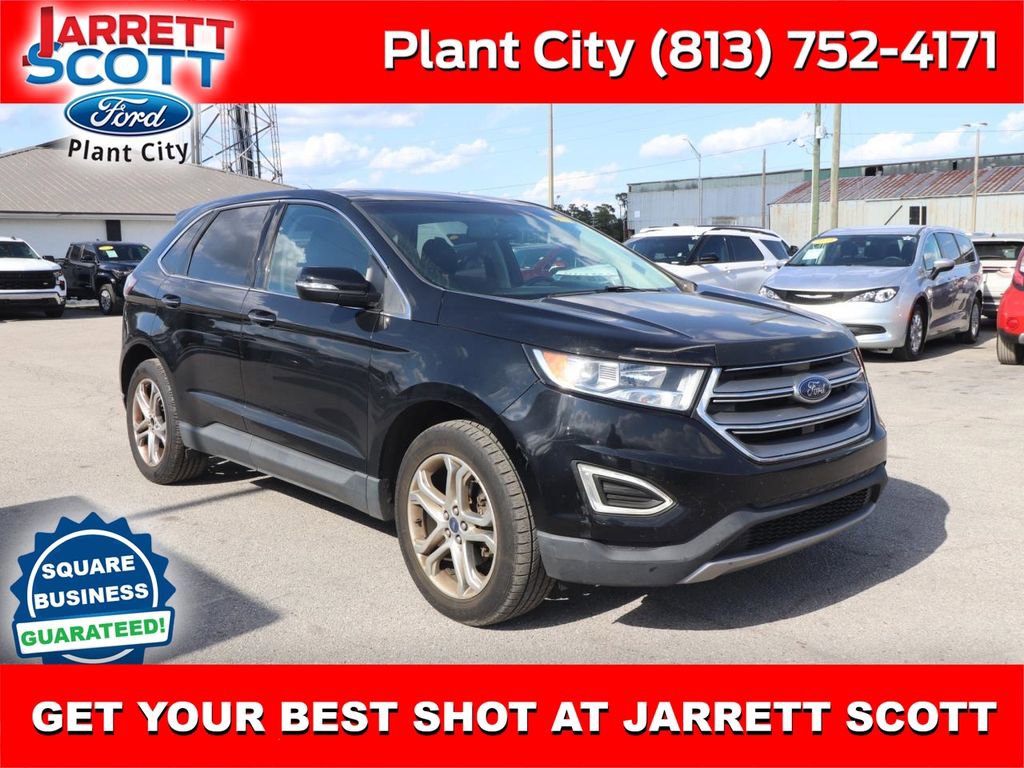 Used 2017 Ford Edge Titanium with VIN 2FMPK3K98HBB28515 for sale in Plant City, FL