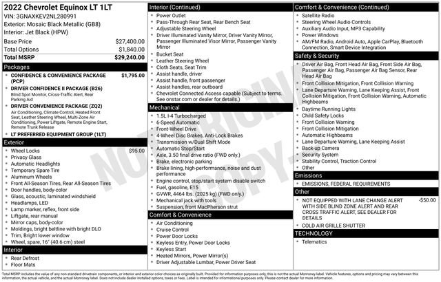 2022 Chevrolet Equinox LT